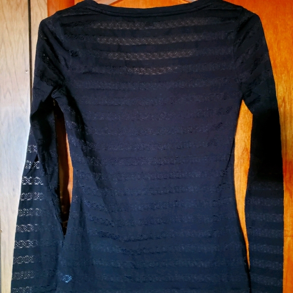 Express black long sleeve top - Picture 2 of 2